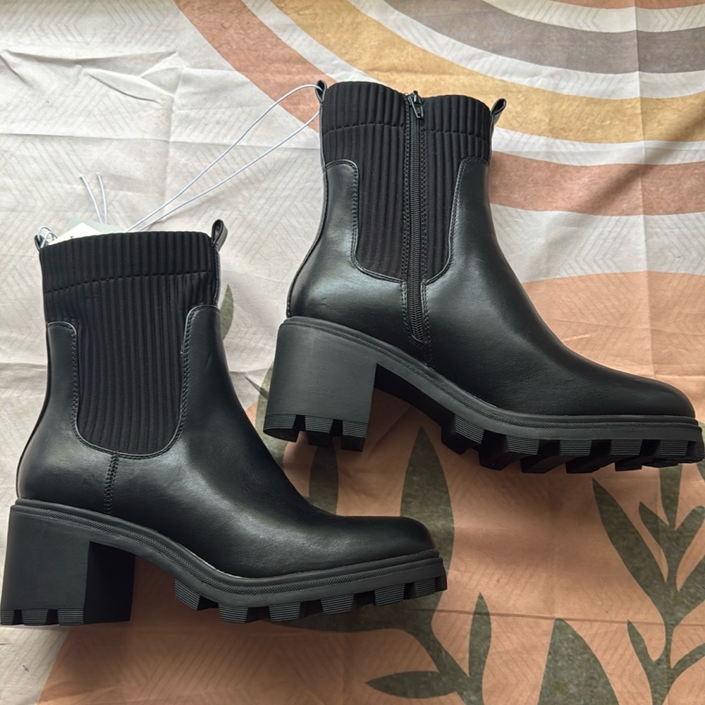 A New Day Black Ankle Boots